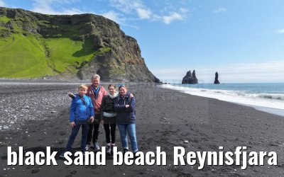 black sand beach Reynisfjara Iceland 01.08.2023