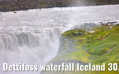Dettifoss waterfall Iceland 30.07.2023