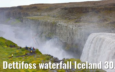 Dettifoss waterfall Iceland 30.07.2023