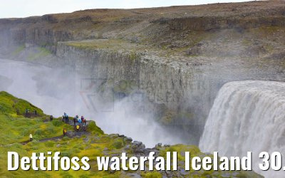 Dettifoss waterfall Iceland 30.07.2023