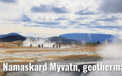 Namaskard Myvatn, geothermal area, Iceland 30.07.2023