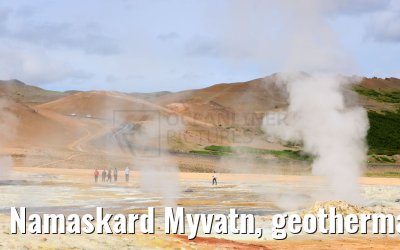Namaskard Myvatn, geothermal area, Iceland 30.07.2023