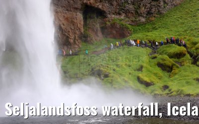 Seljalandsfoss waterfall, Iceland 01.082023