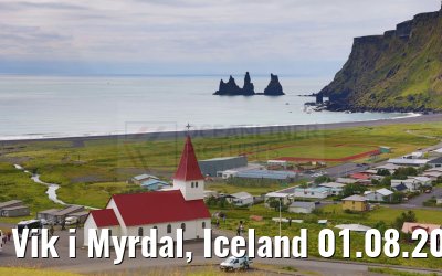 Vik i Myrdal, Iceland 01.08.2023