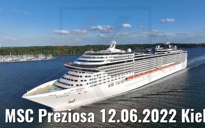 MSC Preziosa 12.06.2022 Kieler Förde