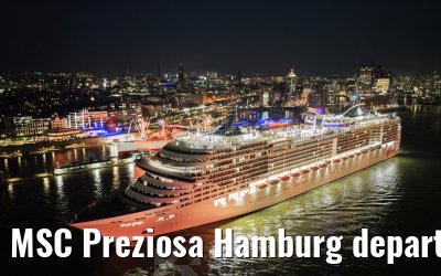 MSC Preziosa Hamburg departure Elbphilharmonie 04.10.2026