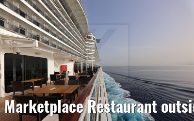 Marketplace Restaurant outside area MSC Seaside