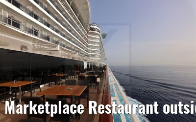 Marketplace Restaurant outside area MSC Seaside