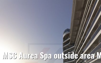 MSC Aurea Spa outside area MSC Seaside