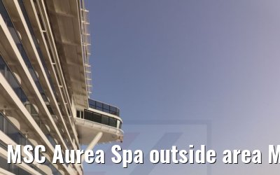 MSC Aurea Spa outside area MSC Seaside