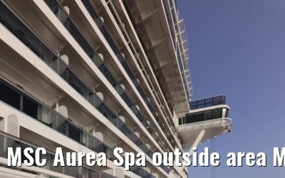 MSC Aurea Spa outside area MSC Seaside