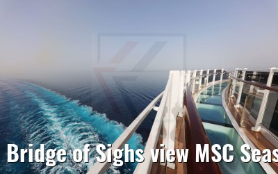 Bridge of Sighs view MSC Seaside