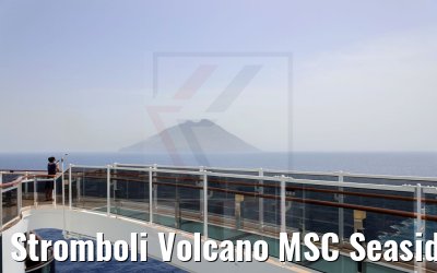 Stromboli Volcano MSC Seaside view