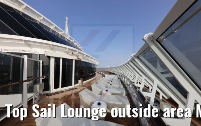 Top Sail Lounge outside area MSC Yacht Club MSC Seaside