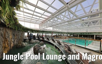 Jungle Pool Lounge and Magrodome area MSC Seaside