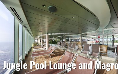 Jungle Pool Lounge and Magrodome area MSC Seaside