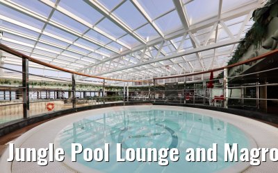 Jungle Pool Lounge and Magrodome area MSC Seaside