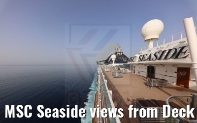 MSC Seaside views from Deck 19