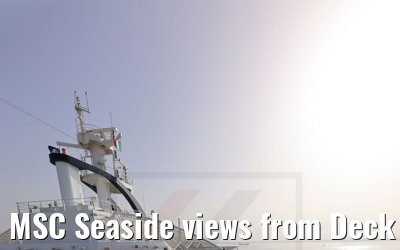 MSC Seaside views from Deck 19