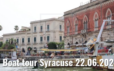 Boat tour Syracuse 22.06.2021
