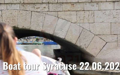 Boat tour Syracuse 22.06.2021