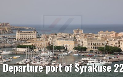Departure port of Syrakuse 22.06.2021 MSC Seaside