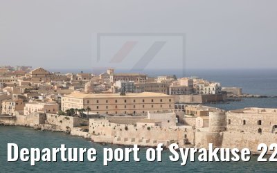 Departure port of Syrakuse 22.06.2021 MSC Seaside