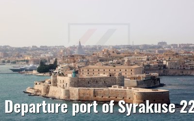 Departure port of Syrakuse 22.06.2021 MSC Seaside