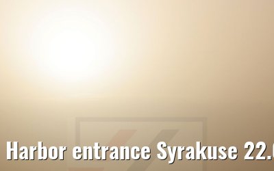 Harbor entrance Syrakuse 22.06.2021