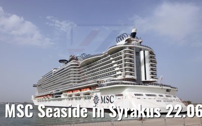 MSC Seaside in Syrakus 22.06.2021