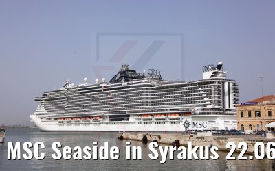 MSC Seaside in Syrakus 22.06.2021