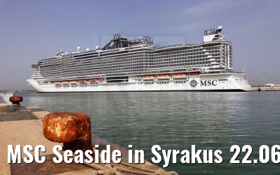 MSC Seaside in Syrakus 22.06.2021