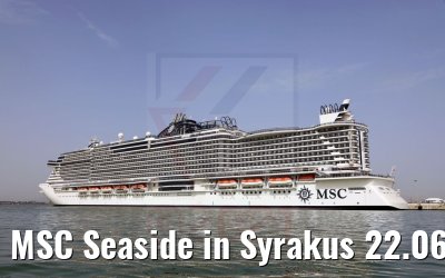 MSC Seaside in Syrakus 22.06.2021