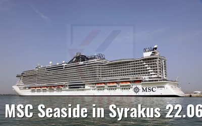 MSC Seaside in Syrakus 22.06.2021