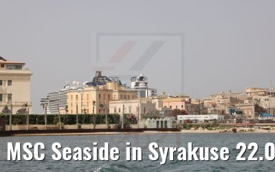 MSC Seaside in Syrakuse 22.06.2021