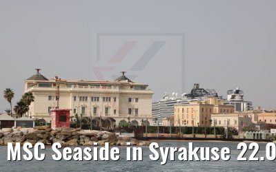 MSC Seaside in Syrakuse 22.06.2021