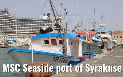 MSC Seaside port of Syrakuse 22.06.2021