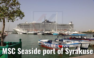 MSC Seaside port of Syrakuse 22.06.2021