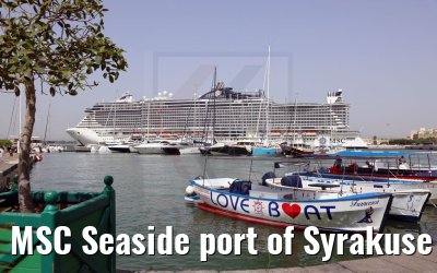 MSC Seaside port of Syrakuse 22.06.2021