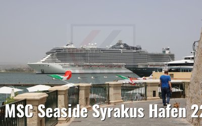 MSC Seaside Syrakus Hafen 22.06.2021