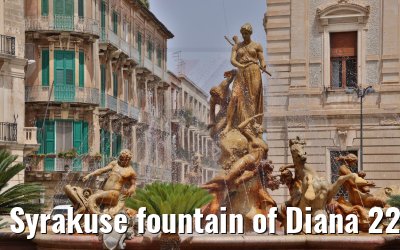 Syrakuse fountain of Diana 22.06.2021
