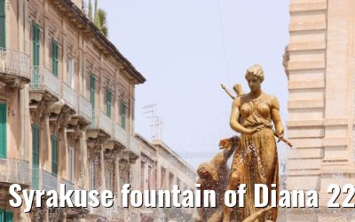 Syrakuse fountain of Diana 22.06.2021