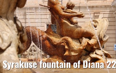 Syrakuse fountain of Diana 22.06.2021