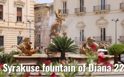 Syrakuse fountain of Diana 22.06.2021