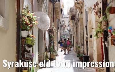 Syrakuse old town impressions 22.06.2021