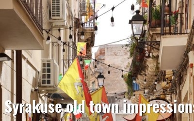 Syrakuse old town impressions 22.06.2021