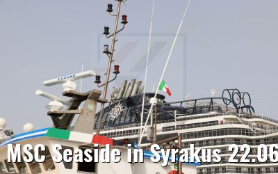 MSC Seaside in Syrakus 22.06.2021