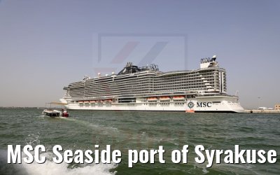 MSC Seaside port of Syrakuse 22.06.2021