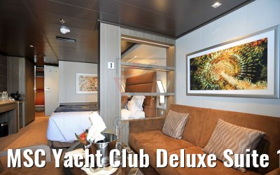 MSC Yacht Club Deluxe Suite 18045 MSC Seaview