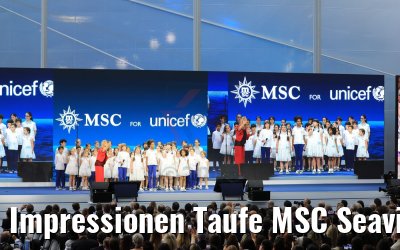 Impressionen Taufe MSC Seaview Genua 09.06.2018